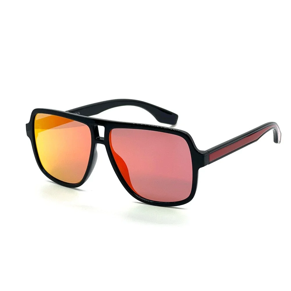 Men's  Sunglasses Red Orange Lens Performance Lentes Gafas Humbres Nuevo Moderno